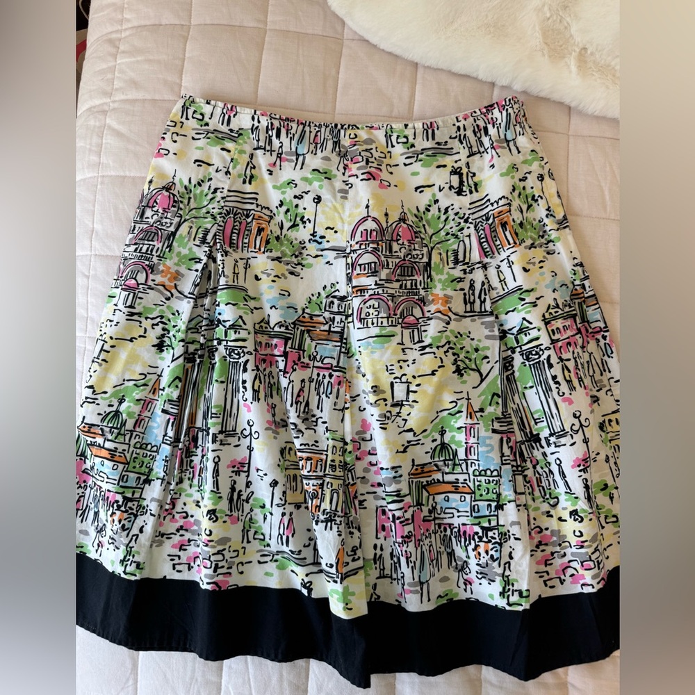 Talbots Cityscape Skirt